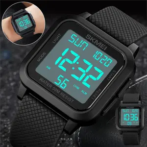 Men's Military Sports Watch Large LED Digital Display Waterproof Wrist Watch