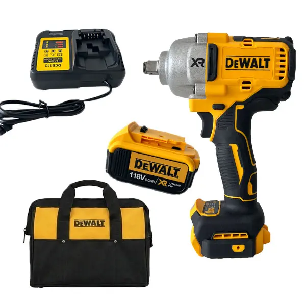 DEWALT DCF900 1/2 in Brushless Motor Impact Wrench - Heavy Duty Power Tool, Impact Driven Wrench for Industrial Maintenance, DIY Maintenance, 1400 ft-lbs High Torque, 4-Speed Selector, Variable Speed Trigger, LED Light, Hog Ring Anvil
