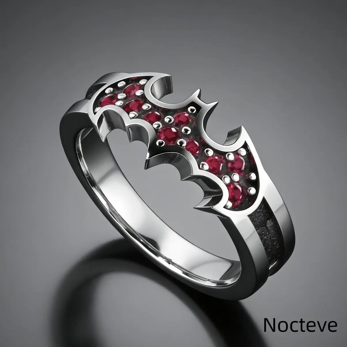 Unisex Creative Bat Enamel Drip Oil Base Alloy Ring, Spooky Halloween Cosplay Party Jewelry Night Event & Cool Gothic Holiday Gift Wear