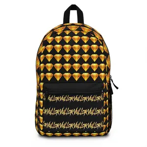 VULLOR, TRAP BAG, Backpack -  Gold Diamonds Backpack