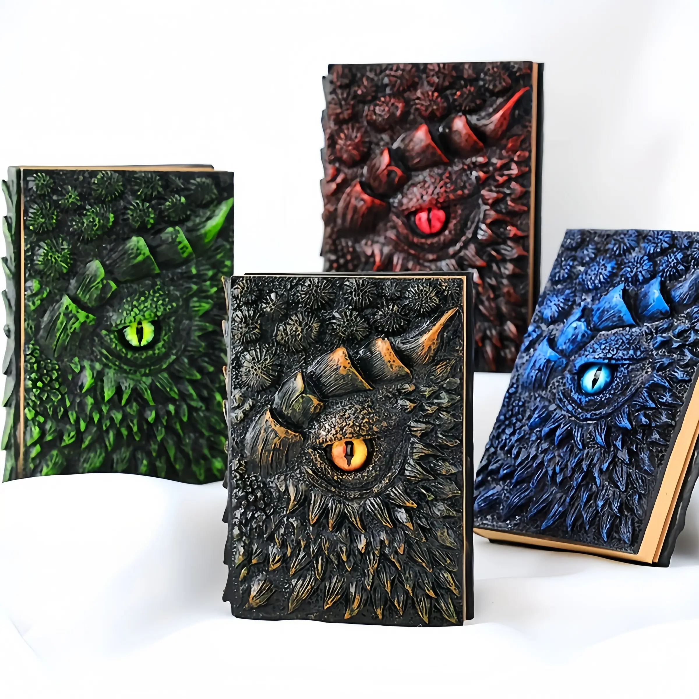 3D Dragon Eye Relief Journal Notebook, Resin Carved Diary, Perfect Gift for Dragon Enthusiasts, Stationery Gift, Blank Pages for Writing & Sketching, Durable Drawing Notebook, Blank Paper Journal