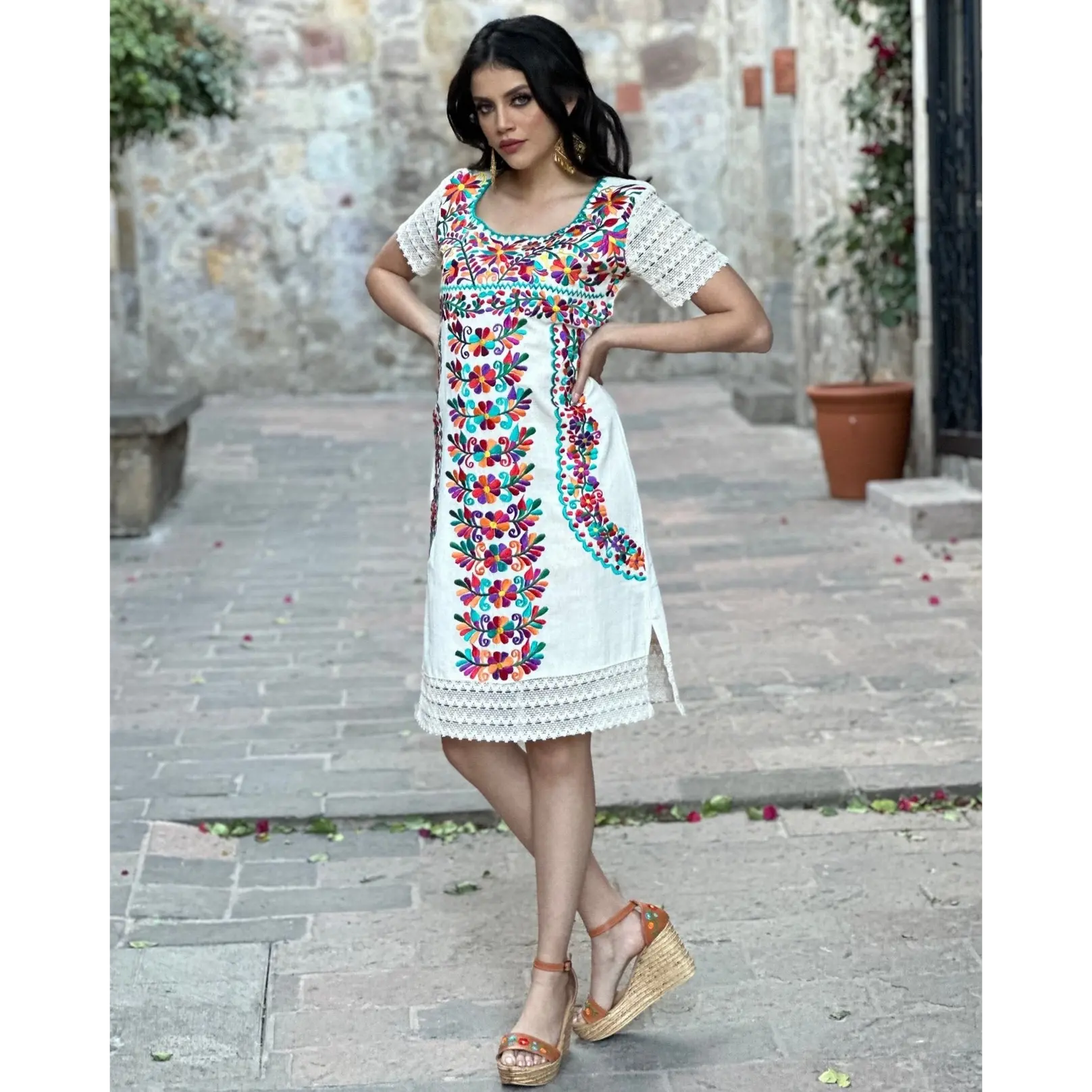 Otomi Floral Dress
