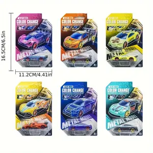 Warm water color-changing toy car pull-back car set – Boys and girls racing collection – Magic car, color-changing