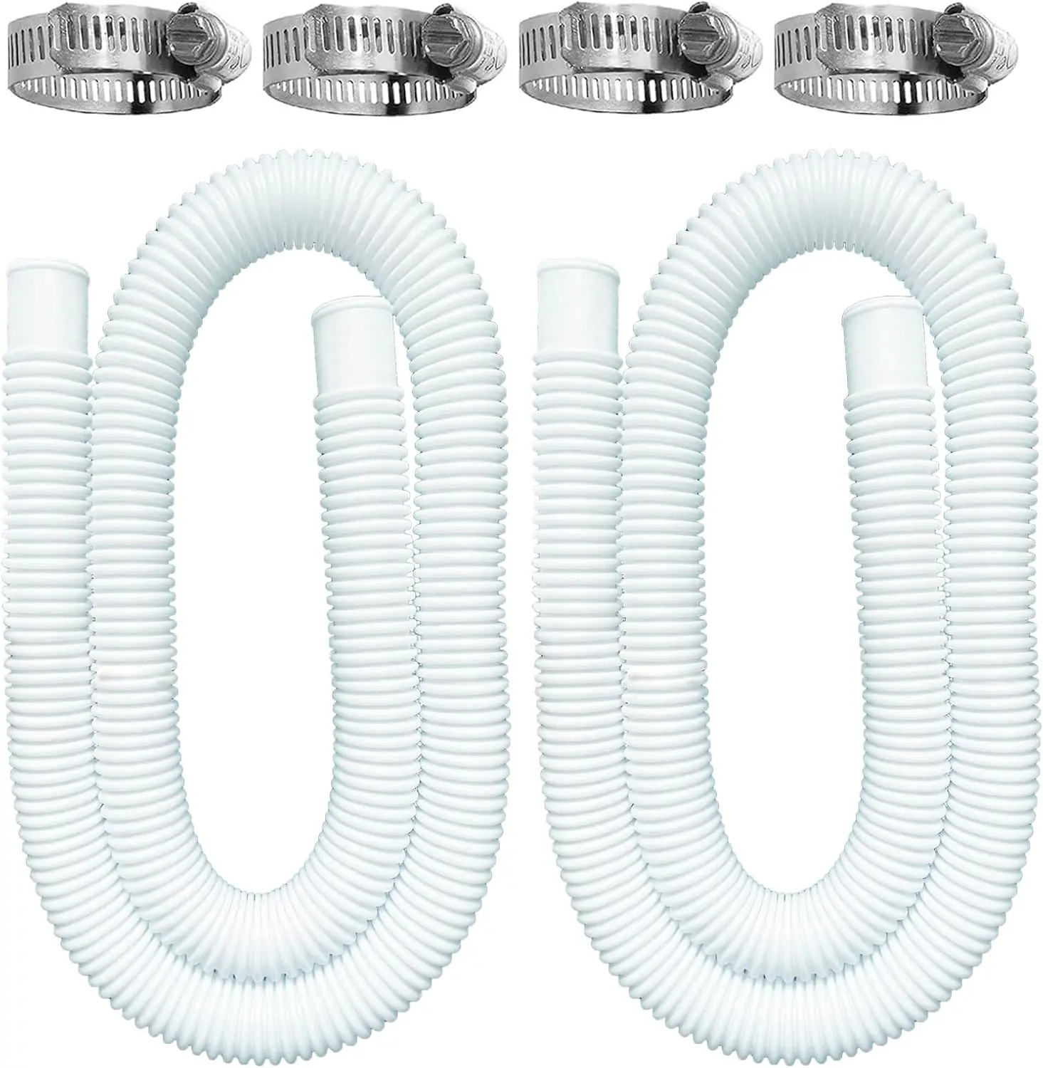 Pool Hoses for Above Ground Pools, 1.25 x 59 Inch Pool Filter Pump Hose, Compatible with Intex Pool Filter Pumps 607 & 637
