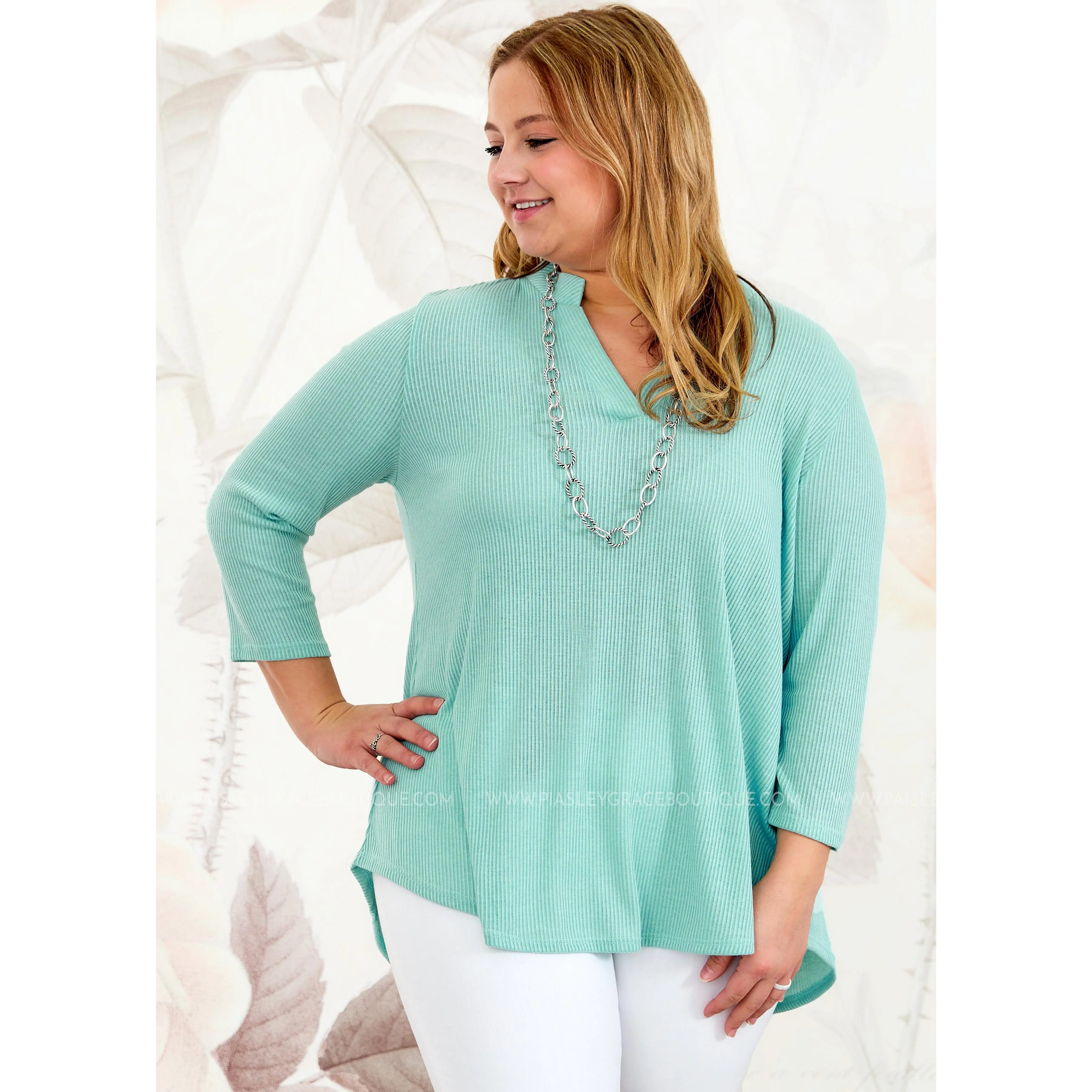 Close Call Top - Mint - LAST ONES FINAL SALE