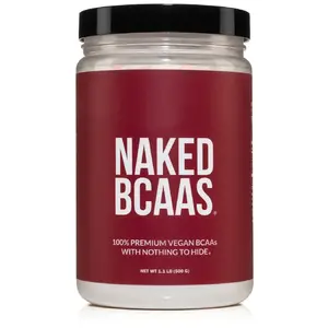Naked BCAAs - 100 Servings | Branched Chain Amino Acids for Muscle Development & Optimum Recovery | Natural, Fast Dissolving, Vegan Supplement