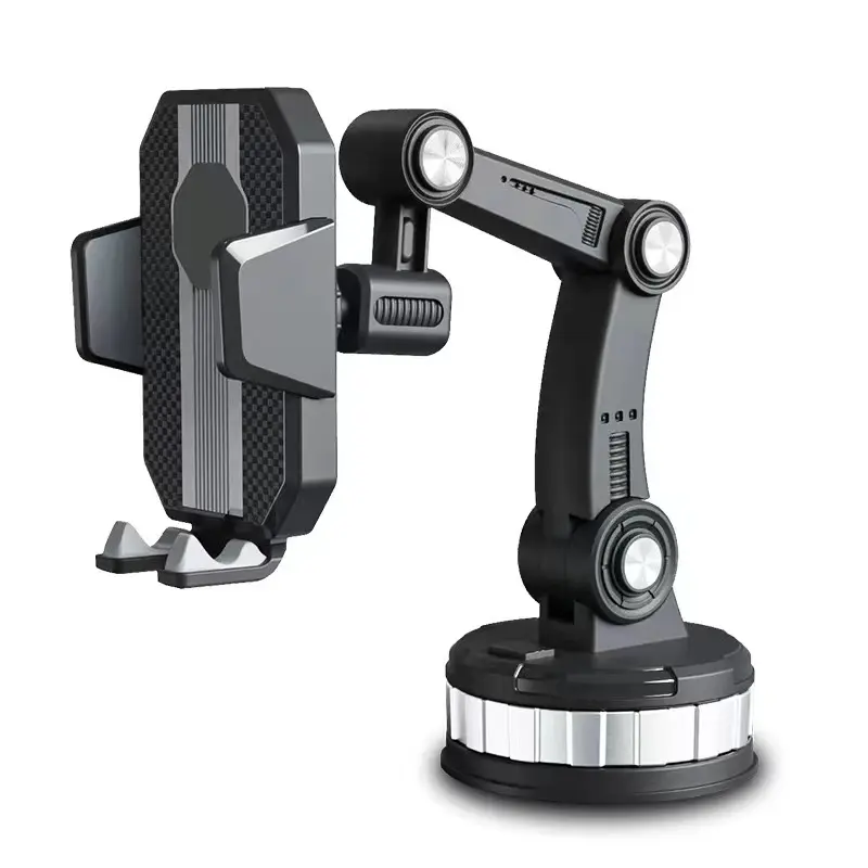 Truck Phone Holder, Coach Phone Strong Suction Holder, Suitable for Dashboard Air Vent Windshield, Retractable Car Phone Holder, Sturdy and Durable, Universal Mounting Compatible with iPhone, Samsung, LG, 4.7-7.2in
