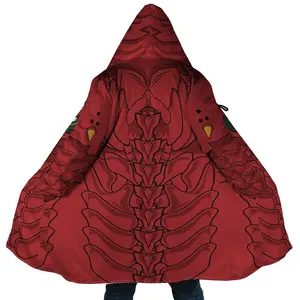 DxD Red Dragon Emperor Dream Cloak Coat, Anime Men's Women's Hooded coat, Fleece Jackets Coats, Gift For Men And Women
