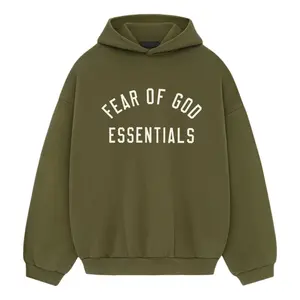 Fear of God Essentials Fleece Hoodie 'Military' 192BT246255F