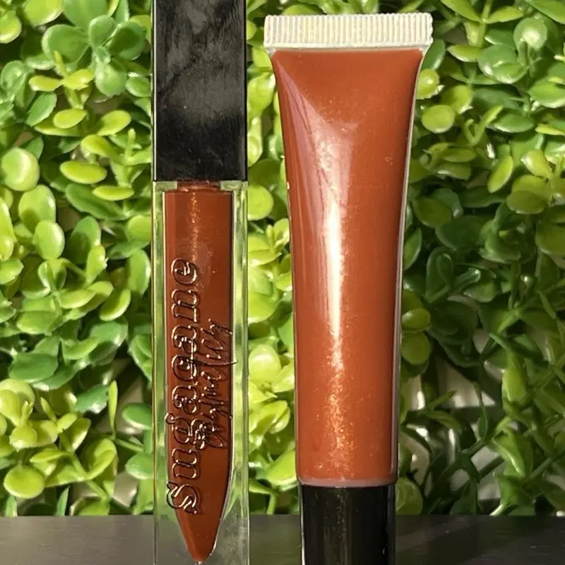 Bronzed Suga Lip Gloss - Glossy Finish - Elegant Design for Makeup Application - Lipstick