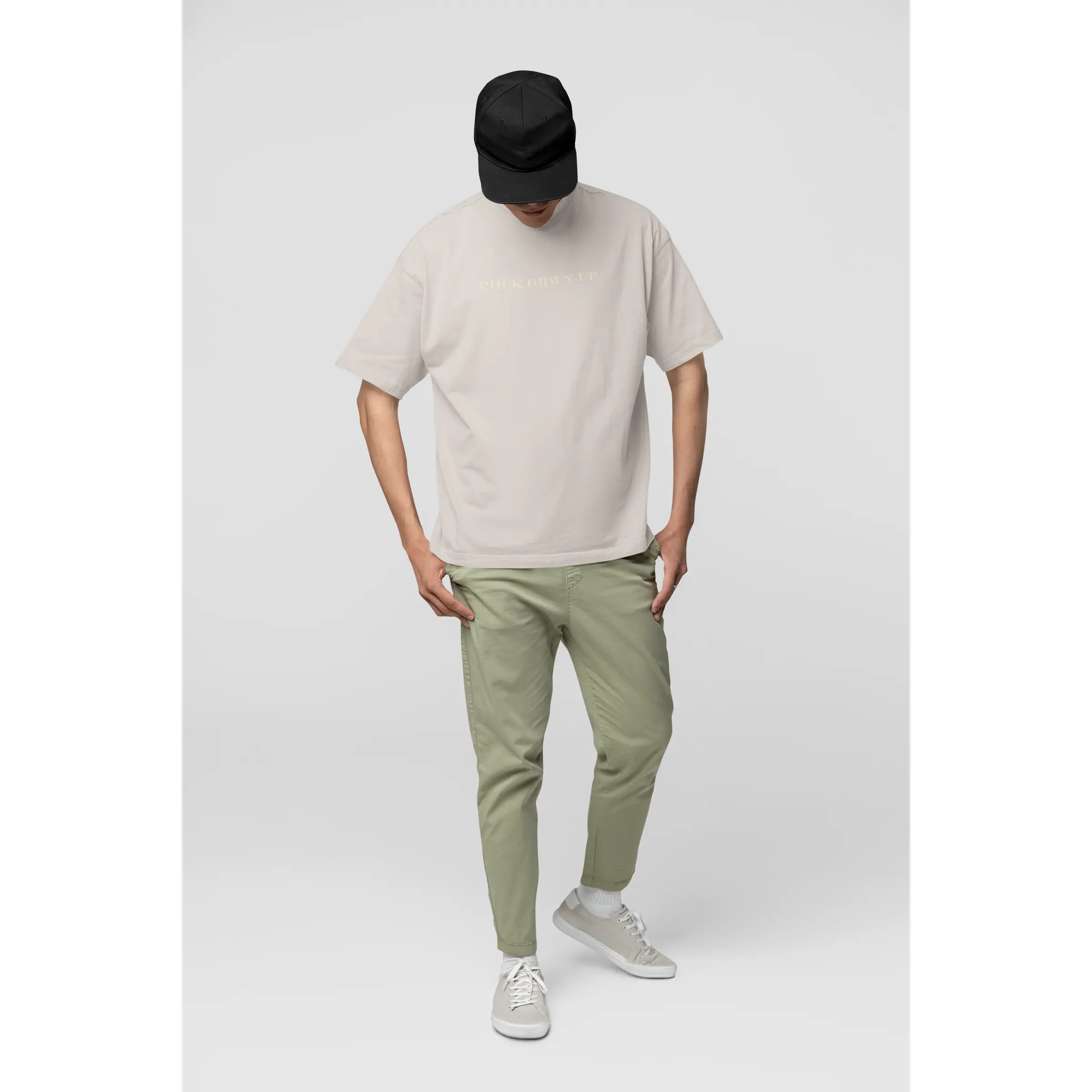 PHCK GRWN UP ORIGINALS S/SLEEVE TEE-IVORY