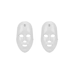 USB Charge 7 Colors LED Facial Mask, 2pcs Photon Skin Rejuvenation Mask for Daily Care, Face Skin Care Mask for Women & Girls, Facial Beauty Massagers