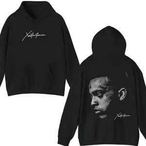 XXXTentacion Hoodie, Xxxtentacion Face Shirt, Vintage Rapper 2 sided T-Shirt, Retro Tribute Rapper Pullover, xxxtentacion Y2K tee, Gift For Him, Menswear Top