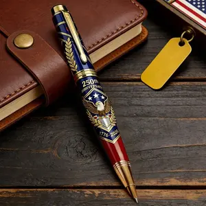 US 250th Anniversary Pen – Anniversary Tribute, Gift Box Set, 0.07oz Ink, Friend Series, Vibrant Colors, Universal Size, Calligraphy Pen