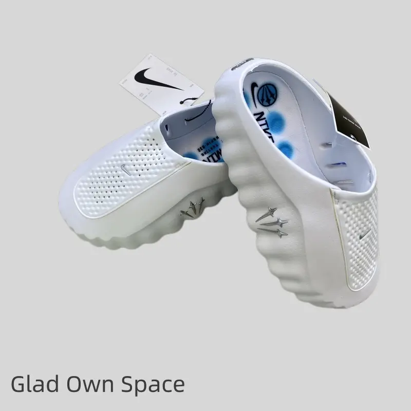 Comfortable, Snug-Fitting, Soft, and Stylish Slippers for Men—Blue and White