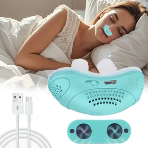 Electric Anti-Snoring Device, Mini Travel Breathing Micro-Pore Solution, Suitable for All Nose Types, Unisex Snoring Prevention Tool