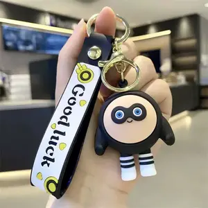 Cute Cartoon 3D Egg Character Keychain, Car Bag Pendant, Keychain Gift, Fun and Stylish Accessory for Kids and Adults