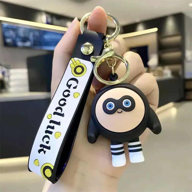 Cute Cartoon 3D Egg Character Keychain, Car Bag Pendant, Keychain Gift, Fun and Stylish Accessory for Kids and Adults, Keychain Decor