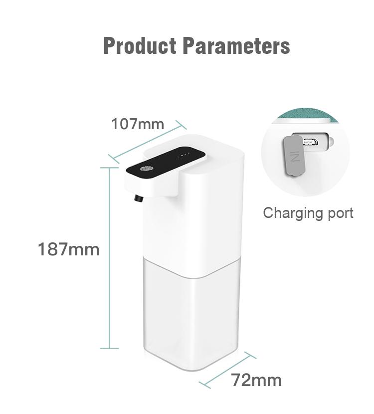 Automatic Liquid Soap Dispenser Touchless Infrared Sensor Hand Free Soap Hand Sensor Dispenser Smart Foam Machine USB Charging Automatic Liquid Soap Dispenser Touchless Infrared Sensor Hand Free Soap Hand Sensor Dispenser Smart Foam Machine USB Charging
