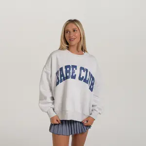 Babe by Bucked Up ALL NEW Babe Club Oversized Crewneck Womenswear Hoodie