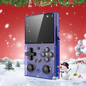 R36s Portable Retro Game Console, 1 Count Rechargeable Game Console with High-definition Screen, Professional Game Console with Built-in Games for Home & Travel