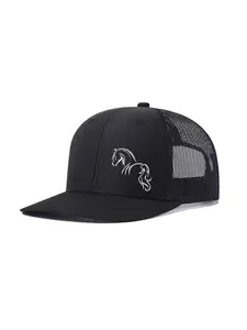 2pcs/1pc Unisex Baseball Cap Horse Printing Hat Mesh Hats for Mens Women Richardson Slightly Curved Brim Baseball Cap Adjustable Trucker Hats Dad Hats Outdoor Mesh Breathable Sun Hat Adjustable Snapback Cap