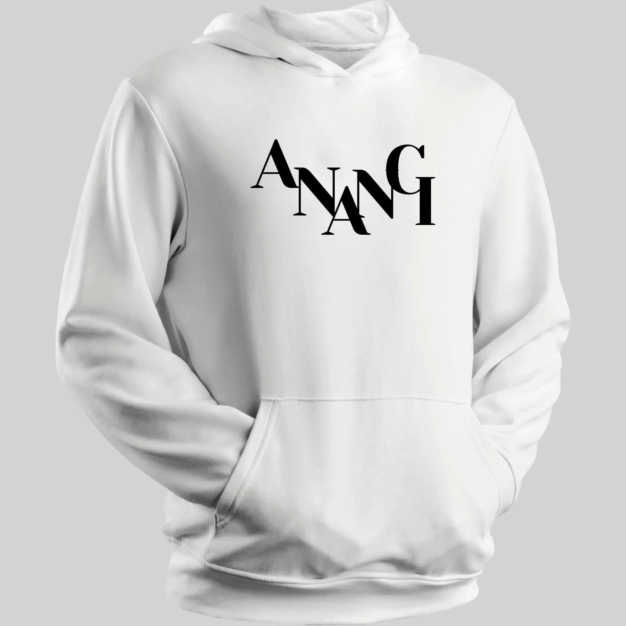 Midnight Essentials White Hoodie - Comfortable Fit, Classic Design, Ideal for Everyday Wear