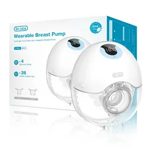 Dr.isla Eb46 Electric Breast Pump, Four Modes, 36 Levels Adjustment, 105° Wide Angle, 360° Skin Wrap, 210ML Capacity, Smart Full Automatic