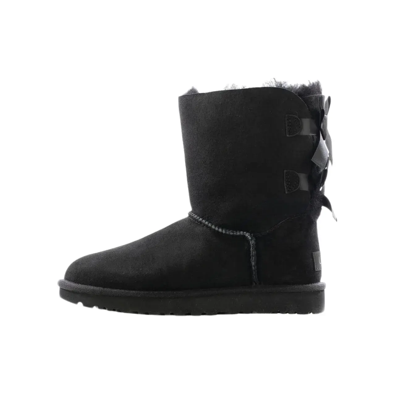 UGG Bailey Bow II Boot 'Black' Women's, Shoe, Suede, Walking Shoes