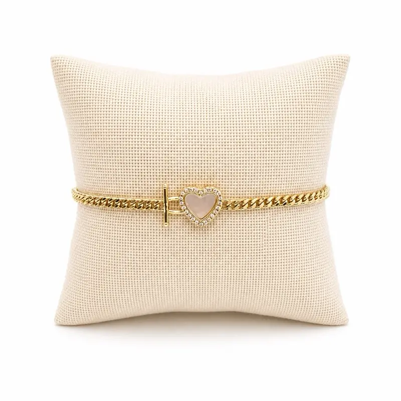Flo Heart Link Bracelet Fits- size 6.5 to 7.5 inches