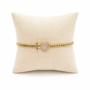 Flo Heart Link Bracelet Fits- size 6.5 to 7.5 inches