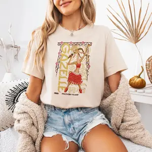 Gazelle Zootopia Shirt,Cute Cartoon Singer Tee,Disney Inspired Graphic Top,Vintage Aesthetic TShirt,Fun Outfit Gift for Movie Animation Fans, Zootopia Character Graphic Tee, Gazelle Singer Performance Shirt, Unisex Movie Fan Apparel, Movie Outfit