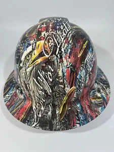 Full Brim Hard Hat Hydro Dipped LIBERTY OR DEATH WE THE PEOPLE