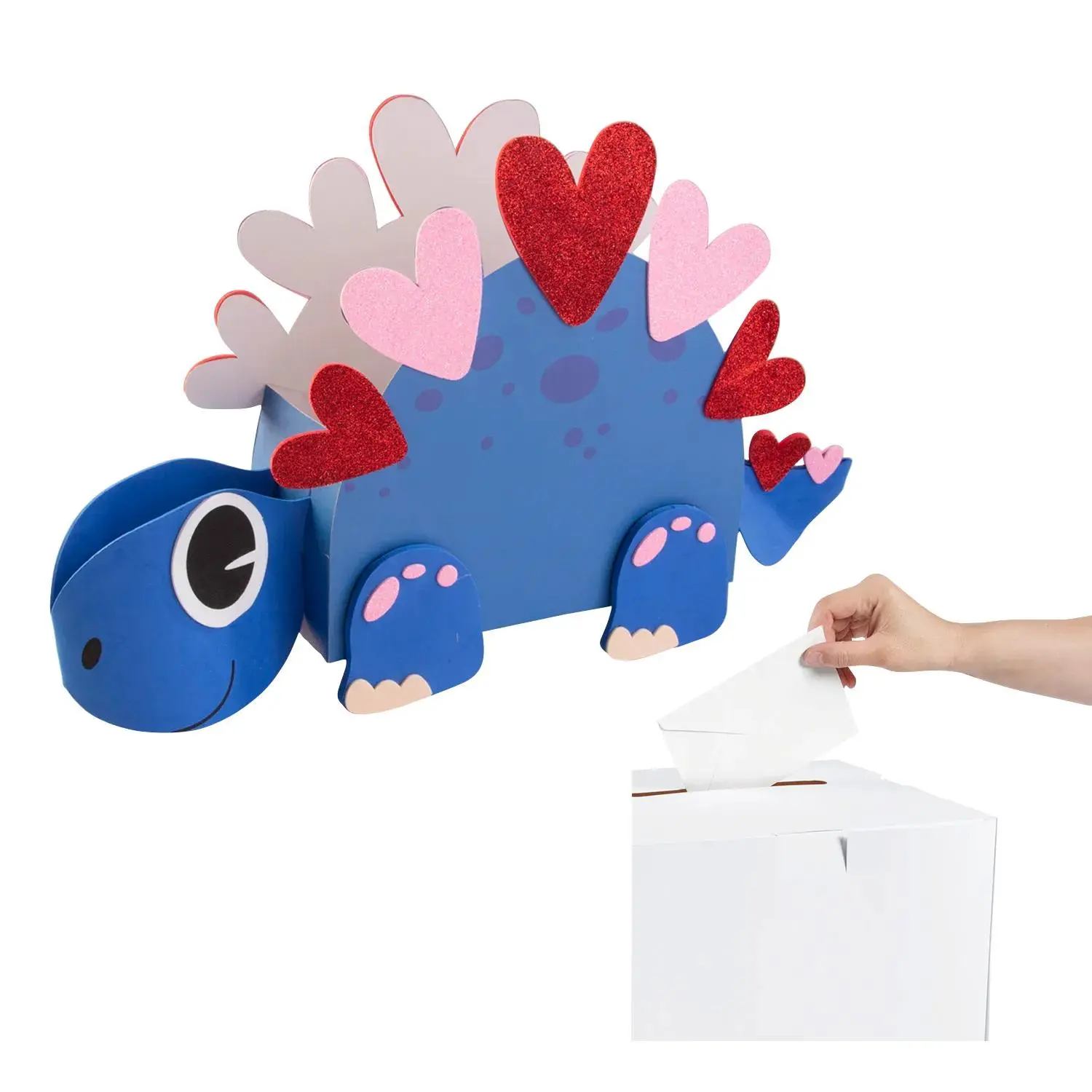 Fun Express Valentine Dinosaur Card Box Craft Kit