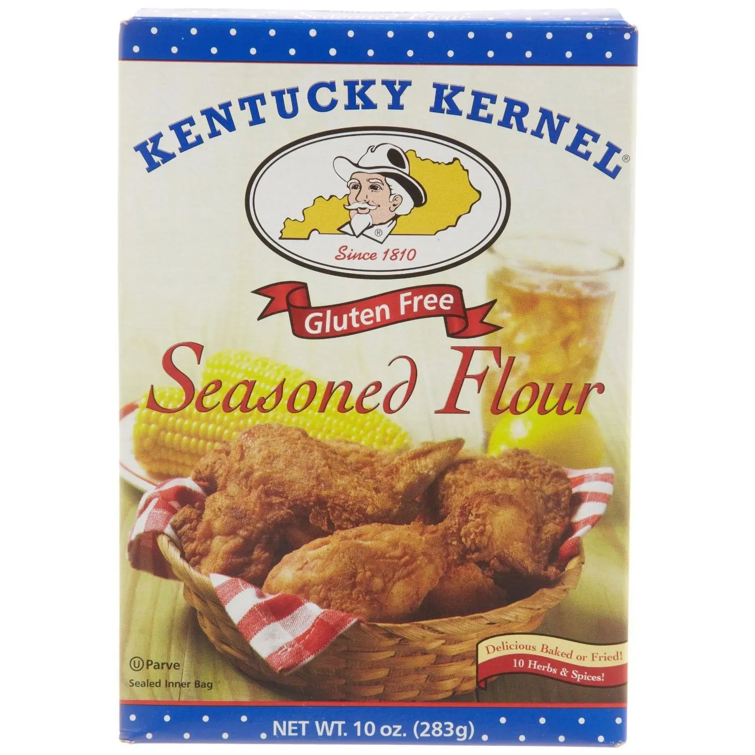 Kentucky Kernal Flour Seasoned Gluten free Flour Seasoned 10 OZ