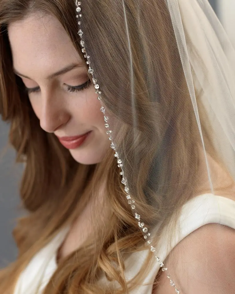 Delicate Crystal Veil