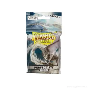 Dragon Shield Perfect Fit Sleeves – Standard Size Clear (100 Count)