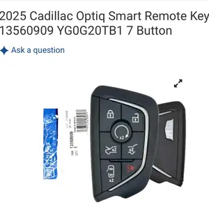 2025 Cadillac Optiq Smart Remote Key 13560909 YG0G20TB1 7 Button