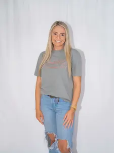 Grey Neon Triumph Tee