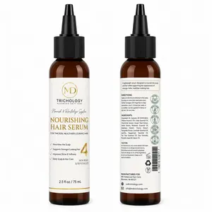 MD Trichology Grow & Restore Hair Growth Oil Serum, Daily Haircare Treatment for Moisturizing & Regeneration, Step 4 of 5 for Adults