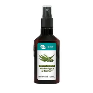 Blen USA Essential Oil Spray with Eucalyptus and Rosemary Wellness Solution Therapeutic Aromatherapy Treatment