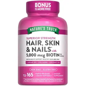 Hair, Skin & Nails with Biotin 5000 mcg Hair, Skin & Nails with Biotin 5000 mcg