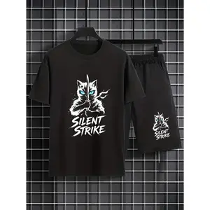 Hate picking outfits?This ninja cat 2-piece set is the ultimate no-brainer fit