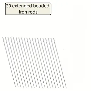 20pcs DIY Bead Pen Rod Set, Regular and Extended Length, Creative Craft Making Accessories, Jewelry Making Parts, Handmade Crafts