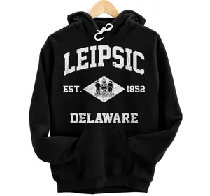 Leipsic Delaware DE vintage State Athletic style Hoodie, Sweatshirt, T-Shirt