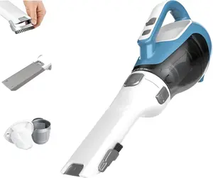 Handheld Vacuum Cordless, Compact Home and Car Vacuum with Crevice Tool ,Rotating Nozzle and Charging Station, Large Dust Bowl