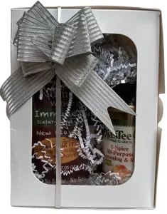 OjasTee Elite Gift Box - Golden Latte Turmeric Mix 200 Grams + 7-Spice Seasoning & Rub - Ginger-Flavor