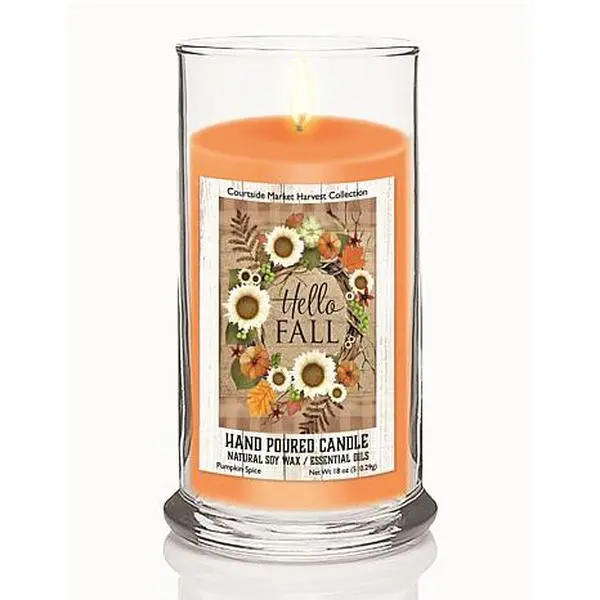 Courtside Market Harvest Hello Fall Pumpkin Spice Soy Wax Candle
