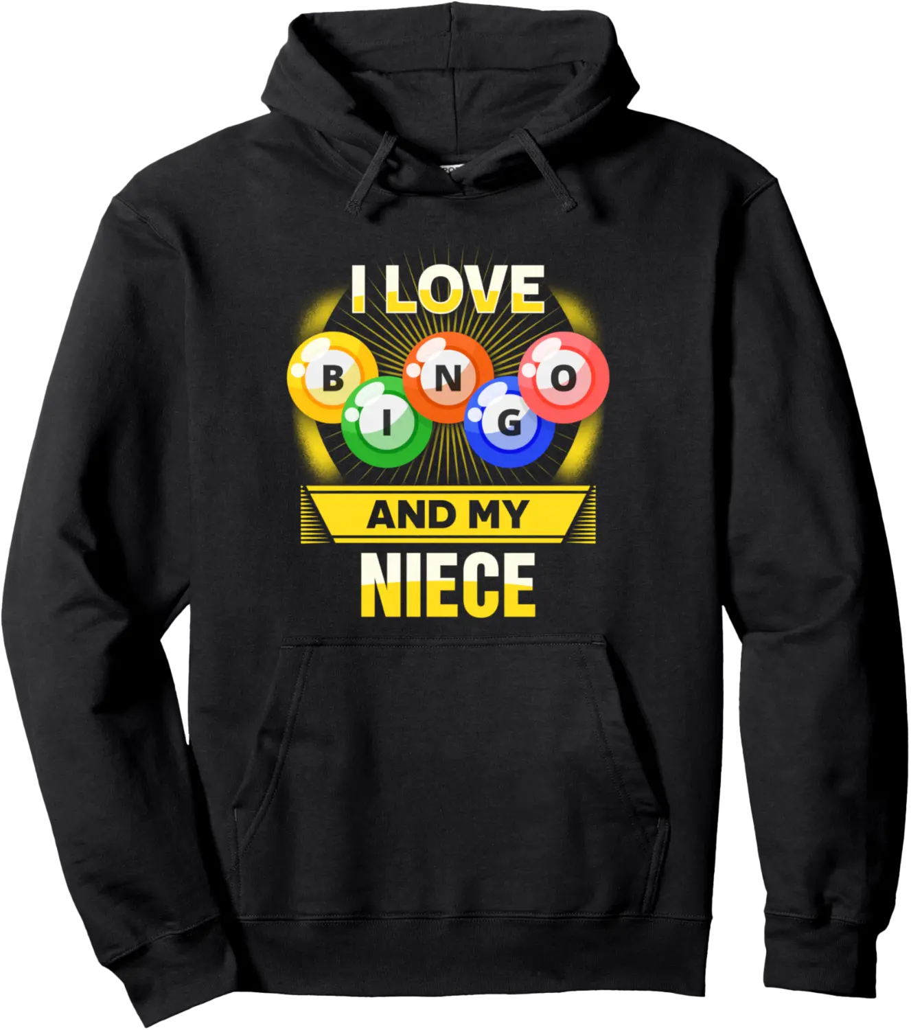 Bingo Player I Love Bingo And My Niece Xmas Pullover Hoodie - Salvadorata Shop 52B0FTLFLD57