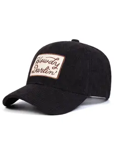 Unisex Howdy Darlin Baseball Cap, Adjustable Woven Fabric Sun Protection Hat, Casual Geometric Design for All Seasons Spring & Fall Outdoor Activities Adjustable Snapback Cap